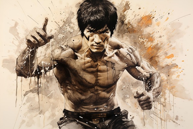 Man Training In Wing Chun – Symbol Of Discipline And Martial Arts Learning