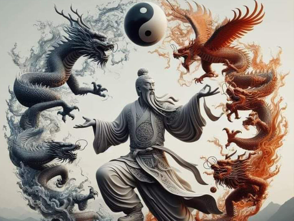 monk training wing chun