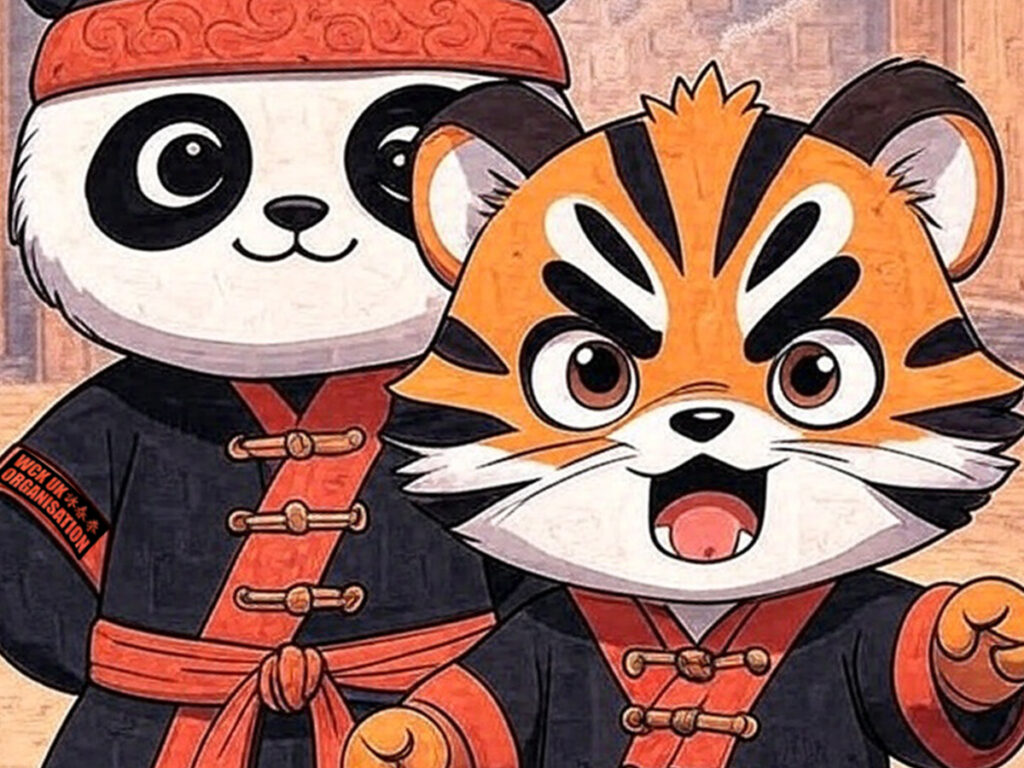 kids martial arts wckuk tiger and panda