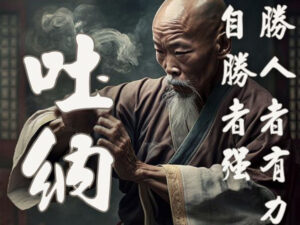 man training forward pressure with wing chun