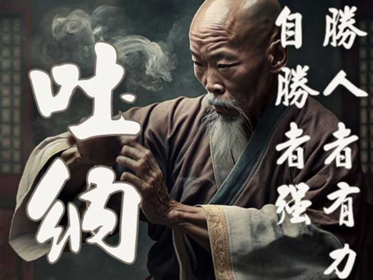 man training forward pressure with wing chun